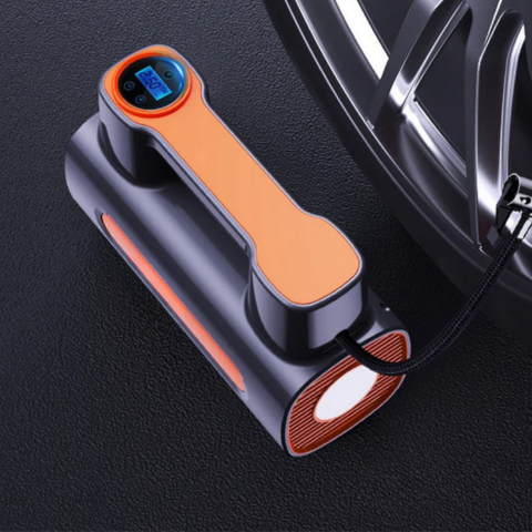 Przenośna sprężarka powietrza - cyfrowy wyświetlacz i regulowane ciśnienie