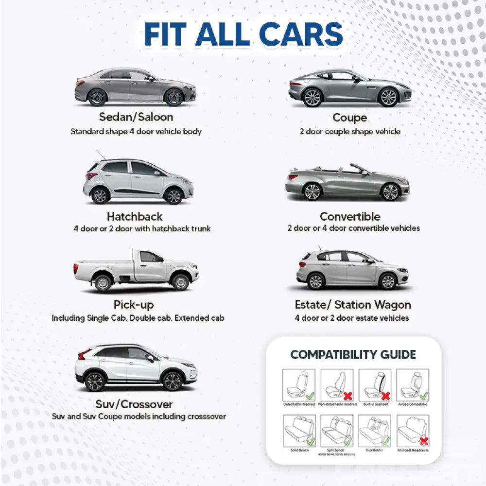 Cubierta del asiento del automóvil (universal)