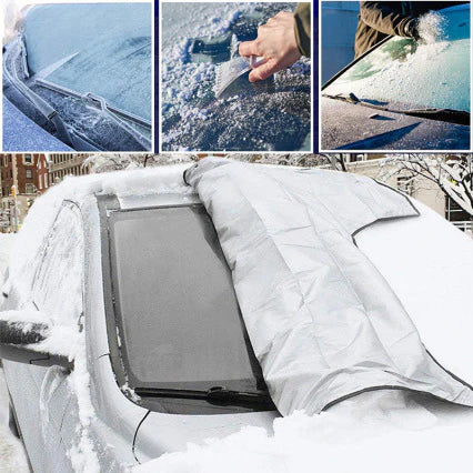 Magnetisk Frontvindu Deksel — Beskyttelse Mot Rim Og Snø 